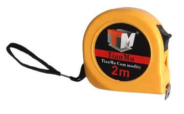 Miara budowlana zwijana metrówka taśma Miarka 2m