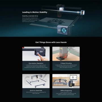 Creality CR-Laser Falcon Grawer laserowy 10W