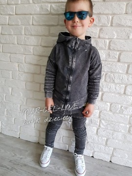 Spodnie Despacito dekatyzowane classic czarne 116