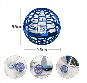 На Flynova Pro FLYING FIDGET SPINNER загорается светодиод