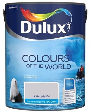 FARBA DULUX KOLORY ŚWIATA- srebrzysty lód, 5l