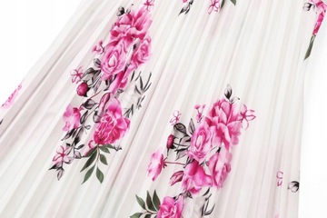 letnia damska kwiaty plisowana midi Sukienki