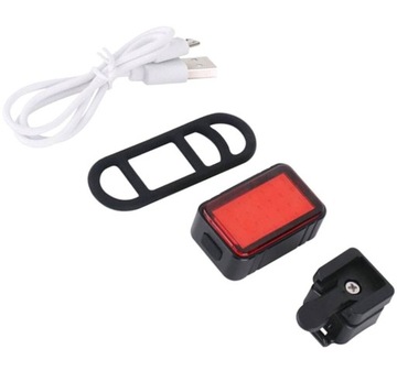 СВЕТОДИОДНАЯ ВЕЛОСИПЕДНАЯ ФОНАРЬ ДЛЯ ЗАДНЕЙ ЧАСТИ ВЕЛОСИПЕДА, ЗАДНИЙ USB ПОД СИДЕНЬЕМ, 28 ВИДИМЫХ СВЕТОДИОДОВ