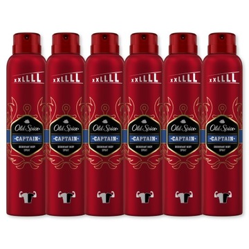 Дезодорант Old Spice Captain Spray для мужчин 6x250 мл