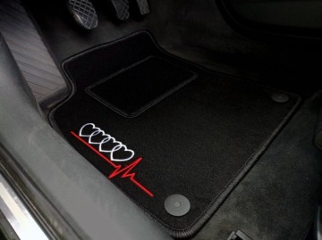 ВЕЛУРОВЫЕ КОВРИКИ ДЛЯ AUDI ВСЕХ МОДЕЛЕЙ + ВЫШИВКА