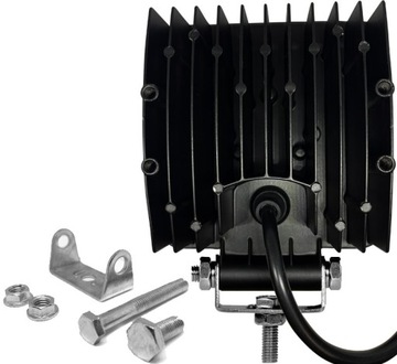 СВЕТОДИОДНАЯ РАБОЧАЯ ФОНАРЬ 16x LED, ПРЯМОУГОЛЬНАЯ, ТОЛСТАЯ КОНСТРУКЦИЯ, прожектор