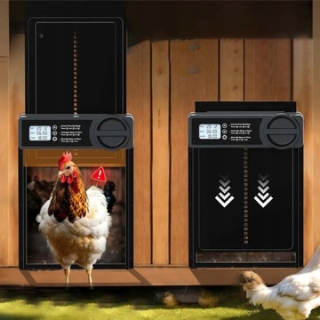 Автоматические двери в курятник с таймером