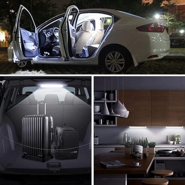 2x ВНУТРЕННЕЕ ОСВЕЩЕНИЕ 99 LED для багажника салона 12-24 В