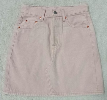 spódnica jeansowa Levi's W24 blado różowa