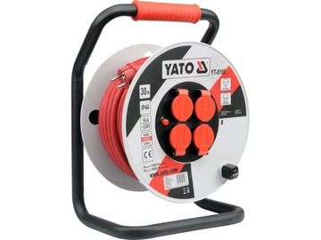 Przedłużacz Bębnowy 30m YATO 4 Gniazda 3*2.5 mm2 YT-8106