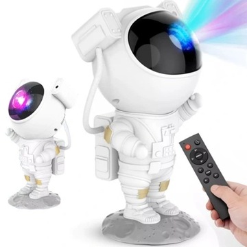 PROJEKTOR GWIAZD NIEBA LED LAMPKA NOCNA ASTRONAUTA PROJEKTOR NIEBA