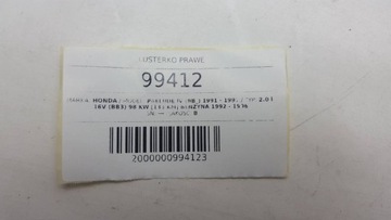 ZRCÁTKO PRAVÉ HONDA PRELUDE IV 1995 4 PIN EU