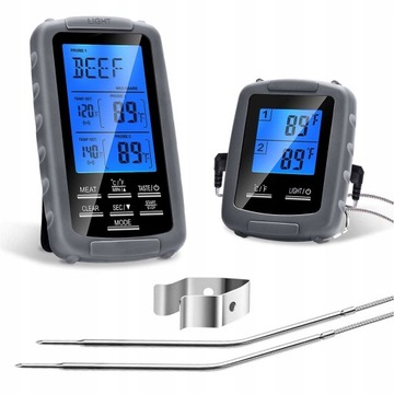 TERMOMETR KUCHENNY CYFROWY LCD SONDA MIĘSA
