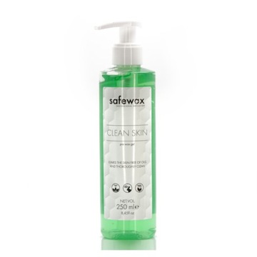 Safewax Clean Skin oczyszczający żel do depilacji 250ml