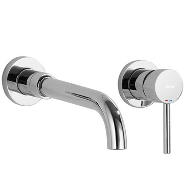 BATERIA PODTYNKOWA LUNGO LONG CHROME + BOX - REA