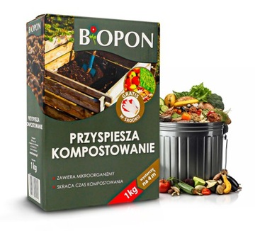 PREPARAT DO KOMPOSTOWNIKA BIOPON KOMPOSTER GRANULAT 1KG