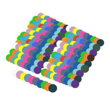 360Pcs Sticky Notes Round Writing Circular Note Index Sticker Sticky Note