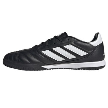 Czarne Skóra naturalna Buty Halowe Adidas r.42