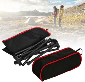 ТУРИСТИЧЕСКОЕ КРЕСЛО ДЛЯ РЫБАЛКИ СО СПИНКОЙ, ЛЕГКОЕ, СКЛАДНОЙ ЧЕХОЛ