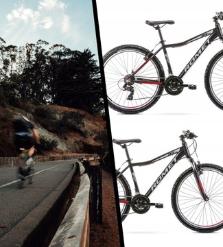 ГОРНЫЙ ВЕЛОСИПЕД MTB 26 ROMET RAMBLER JR SHIMANO ALU С ПОДСВЕТКОЙ СВОБОДНАЯ ПОДСТАВКА