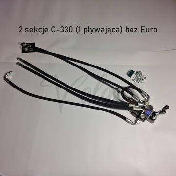 ROZDZIELACZ 2 SEKCYJNY ZEWNĘTRZNY C-330 PŁYWAJĄCA 2 SEKCJE HYDRAULICZNY
