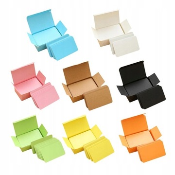 90 листов бумажных карточек, пустые индексы, учетные карточки.