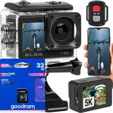 СПОРТИВНАЯ КАМЕРА GO PRO4U 4K, WIFI, USB UHD, МИКРОФОН, ДИСТАНЦИОННЫЙ ДЕРЖАТЕЛЬ, НАБОР КАРТ