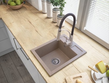 NEXO ХРОМ КУХОННЫЙ ФАПЕР С ВЫДВИЖНЫМ ИЗЛИКОМ