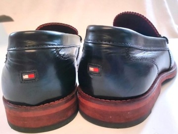 Buty męskie półbuty mokasyny TOMMY HILFIGER 40 granatowe niebieskie Andre