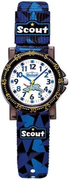 Zegarek dziecięcy SCOUT 280375004 samolot niebieski