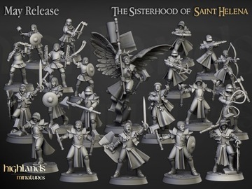 Багряные острова Святой Елены - Миниатюры Хайленда