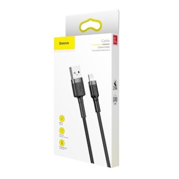 КАБЕЛЬ BASEUS STRONG USB-A LIGHTNING ДЛЯ IPHONE PD 2.4A 1M