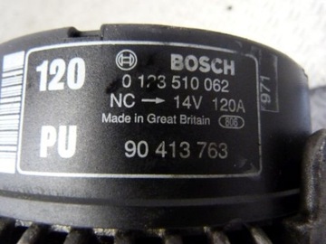 ALTERNÁTOR 0123510062 OMEGA B 2.5 V6