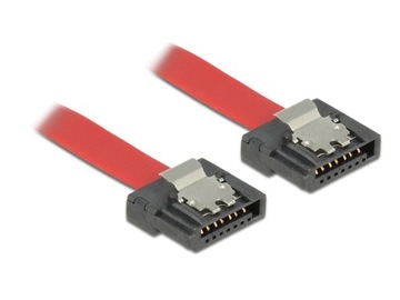 Delock Kabel SATA Delock DATA III 0,2m Flexi czerw