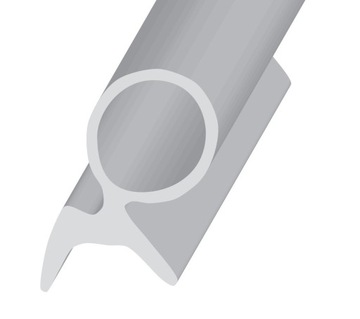 USZCZELKA RYBKA DRZWI SKRZYDŁO STALOWE BIAŁA 1mb