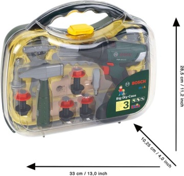 ЧЕМОДАН BOSCH С ИНСТРУМЕНТАМИ ДЛЯ ДЕТЕЙ + ОТВЕРТКА