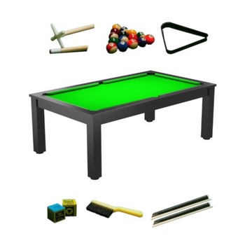 7FT Stół Bilardowy Radley Verso Pool Czarny