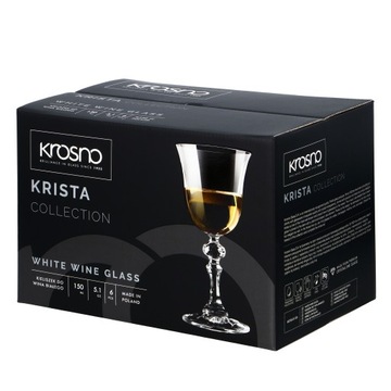 Kieliszki do wina białego 150ml KRISTA | KROSNO