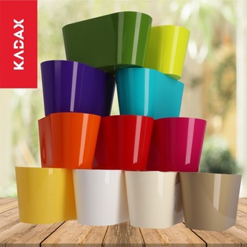 ЦВЕТОЧНЫЙ ГОРШОК ЦВЕТОЧНЫЙ ГОРШОК С КРЫШКОЙ ЦВЕТА 27СМ