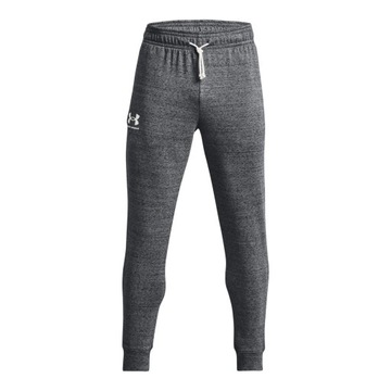 Under Armour Spodnie dresowe Ua Rival Terry Jogger 1380843 Szary Fitted Fit