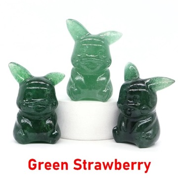 40mm Natural Gem Yellow Jade Crystals Fantastic Baby Cartoon Animals