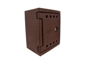 SZAFKA SKRZYNKA ZAWÓR 250x300x170 GAZ BRĄZOWA