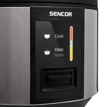 Кастрюля для приготовления риса с овощами RICE COOKER 1800 мл 830 Вт серебро Sencor 1890SS