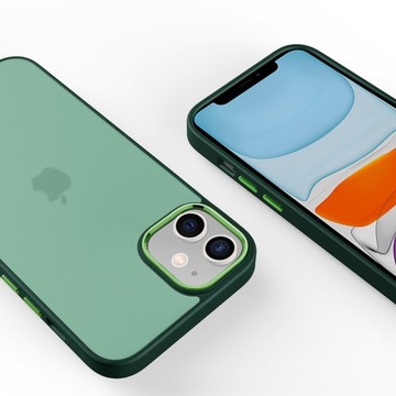 ETUI MATOWE Z RAMKĄ NA APARAT DO IPHONE 11