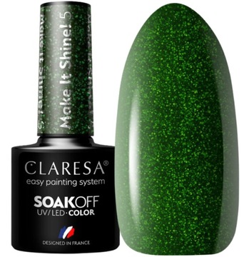 CLARESA LAKIER HYBRYDOWY MAKE IT SHINE 5 BROKAT