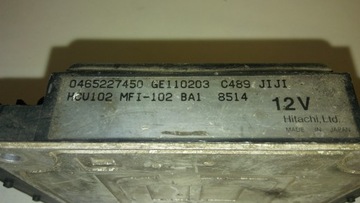 ČISTÝ JEDNOTKA MOTORU LANCIA DELTA 1.8 16V 0465227450