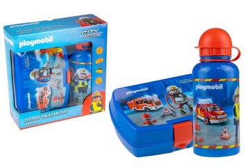 ZESTAW ŚNIADANIÓWKA+BIDON PLAYMOBIL ASTRA