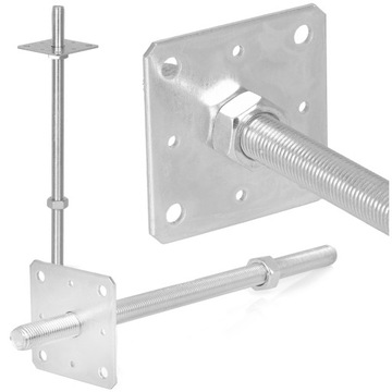 ОСНОВАНИЕ СТОЙКИ 110x110x500, РЕГУЛИРУЕМАЯ ВЫСОТА