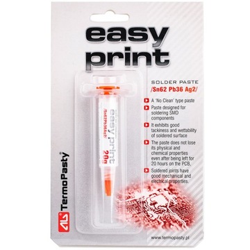 PASTA DO LUTOWANIA EASYPRINT CYNA Z OŁOWIEM 1,4 ML