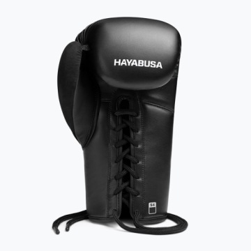 Боксерские перчатки Hayabusa S4 Lace Up черный/белый 14 унций